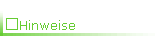 Hinweise